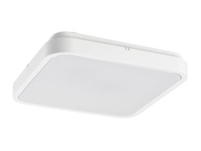 Bílé stropní LED svítidlo Alenzo hranaté 290x290mm 24W IP44 CCT