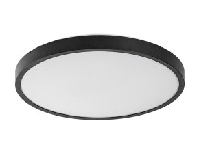 Černé stropní LED svítidlo Alenzo kulaté 355mm 24W IP44 CCT