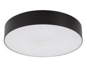 Černé stropní svítidlo Dolen 390mm pro žárovku 3x E27
