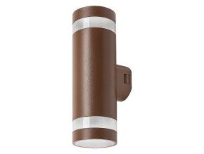 Hnědé fasádní LED svítidlo Urfa Line 16W IP65 CCT