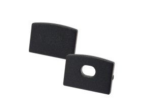 Koncovka nástěnného profilu N19 černá