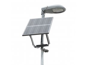 Inteligentní LED solární veřejné osvětlení 24W (Výdrž akumulátorů 54 hodin)