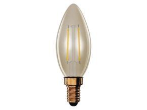 LED žárovka svíčka Filament 2,5W E14