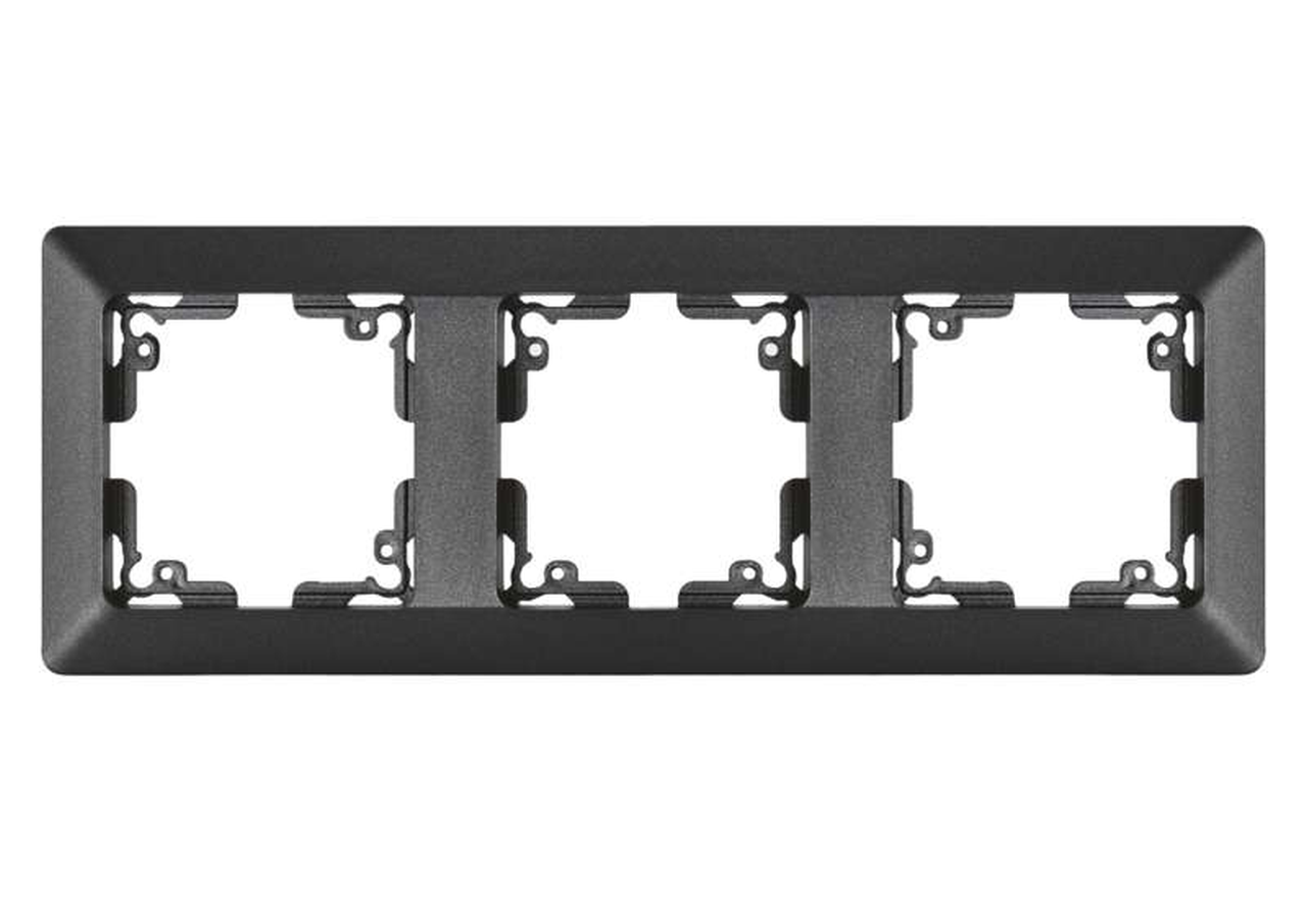 EMOS Antracitový rámeček trojnásobný A6004.6