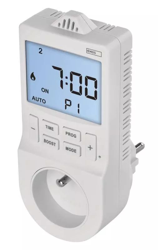 EMOS Časově spínaný termostat do zásuvky P5660FR