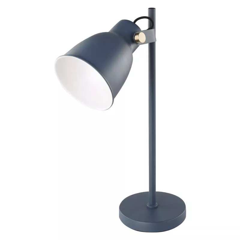 EMOS Modrá stolní lampa pro žárovku E27 Z7621BL