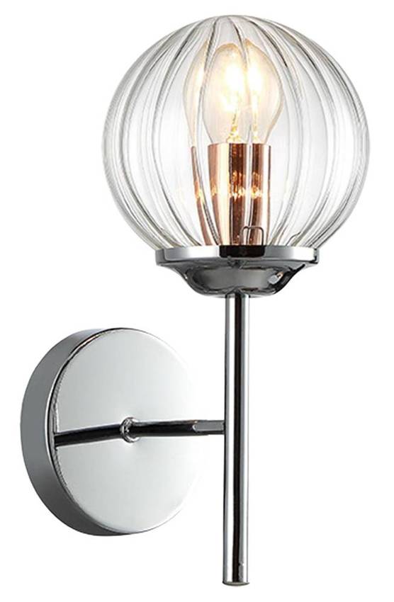 Candellux Chromové nástěnné svítidlo Best pro žárovku 1x E14 21-67234