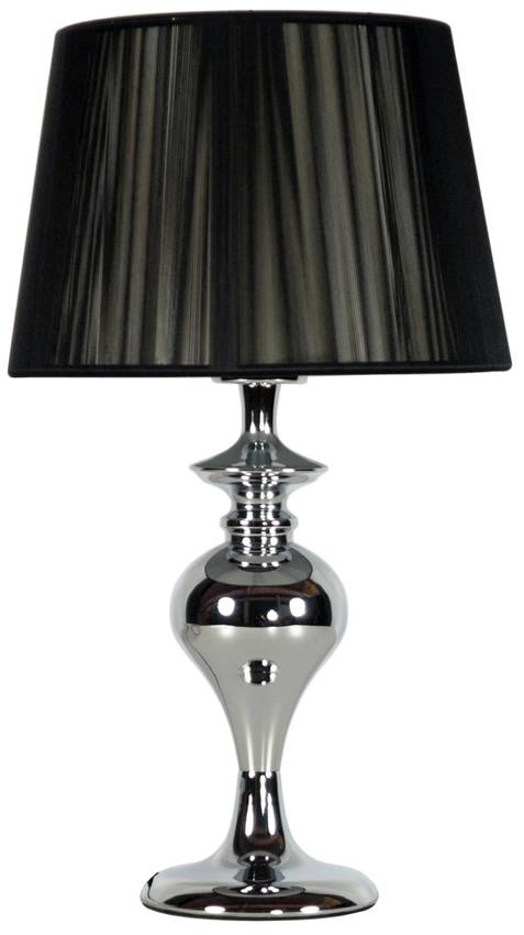 Candellux Černá stolní lampa Gillenia pro žárovku 1x E27 41-21413