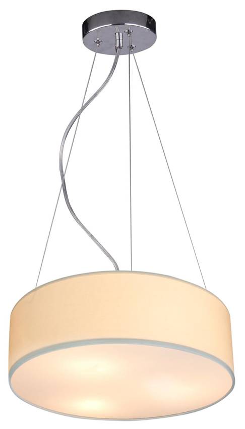 Candellux Béžový závěsný lustr Kioto pro žárovku 3x E27 31-67739