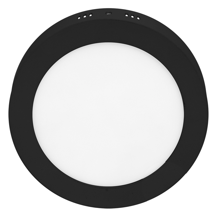 T-LED Černý přisazený LED panel kulatý 170mm 12W Barva světla: Studená bílá 102175 T-LED Černý přisazený LED panel kulatý 170mm 12W Barva světla: Studená bílá 102175