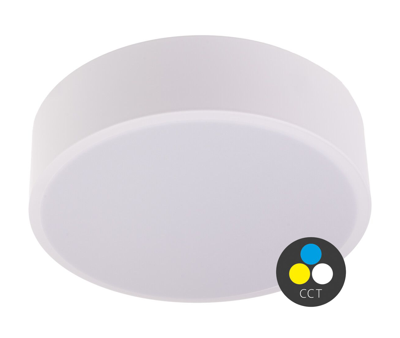 T-LED Bílé LED stropní svítidlo kulaté 400mm 36W CCT 105443