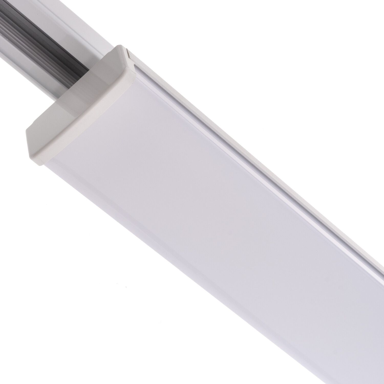 T-LED Bílé lištové LED svítidlo 120cm 54W 120° 3F Barva světla: Teplá bílá 105730