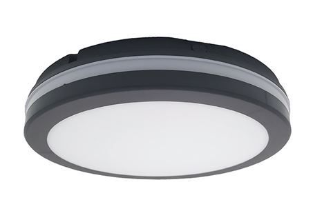 Solight Černé LED stropní/nástěnné svítidlo 18-26W IP65 CCT WO820