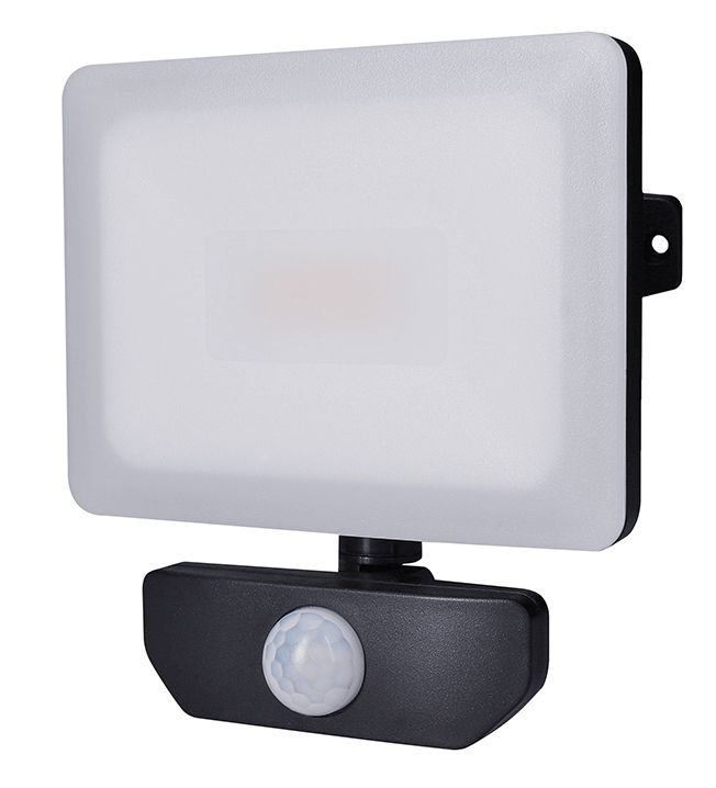 Solight Bezrámečkový LED reflektor 20W s otočným ramenem a pohybovým čidlem WM-20WS-Q