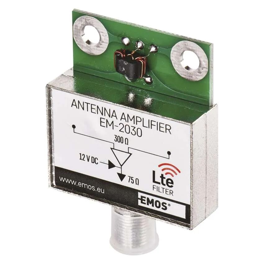 EMOS Anténní předzesilovač VHF/UHF 30dB J5803