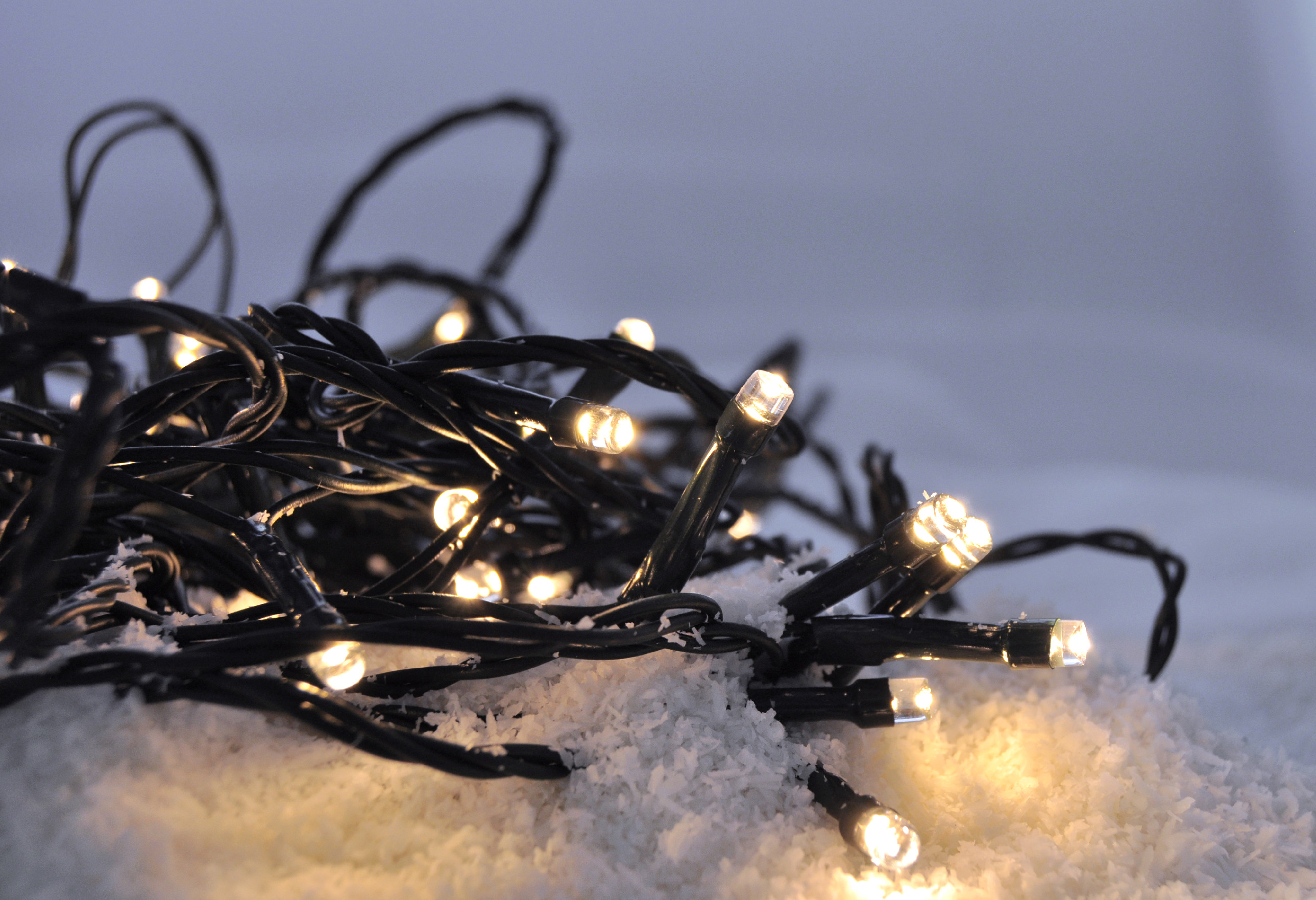 Solight LED vánoční řetěz - 5m, venkovní i vnitřní, teplá bílá, časovač 1V53-WW