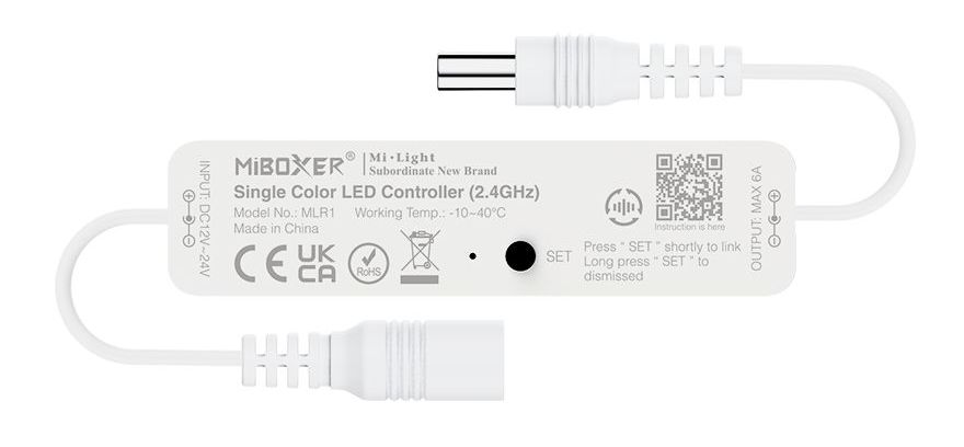 LED Solution Mi-Light MiBoxer RF Přijímač mini pro jednobarevné LED pásky MLR1