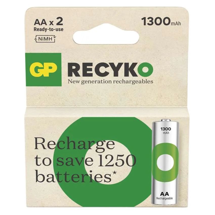 EMOS Nabíjecí baterie GP ReCyko AA (HR6), 2ks B25232