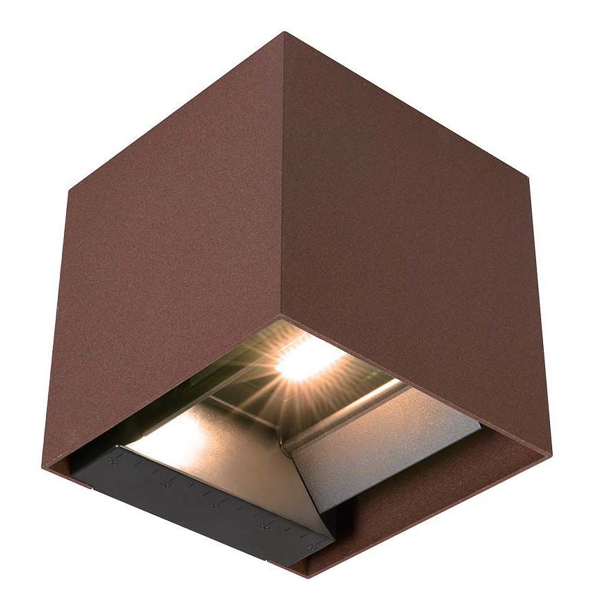 LED Solution Corten LED fasádní solární svítidlo hranaté s pohybovým čidlem 9W IP65 Barva světla: Denní bílá 11889