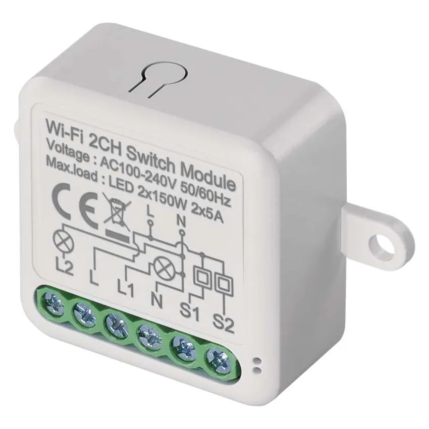 EMOS GoSmart WiFi modul spínací 2-kanálový H5106