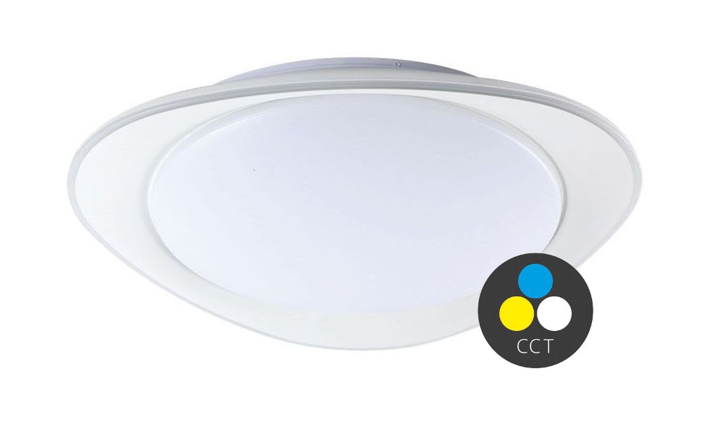 LED Solution Bílé LED stropní svítidlo kulaté 450mm 20/40W CCT s DO 23593