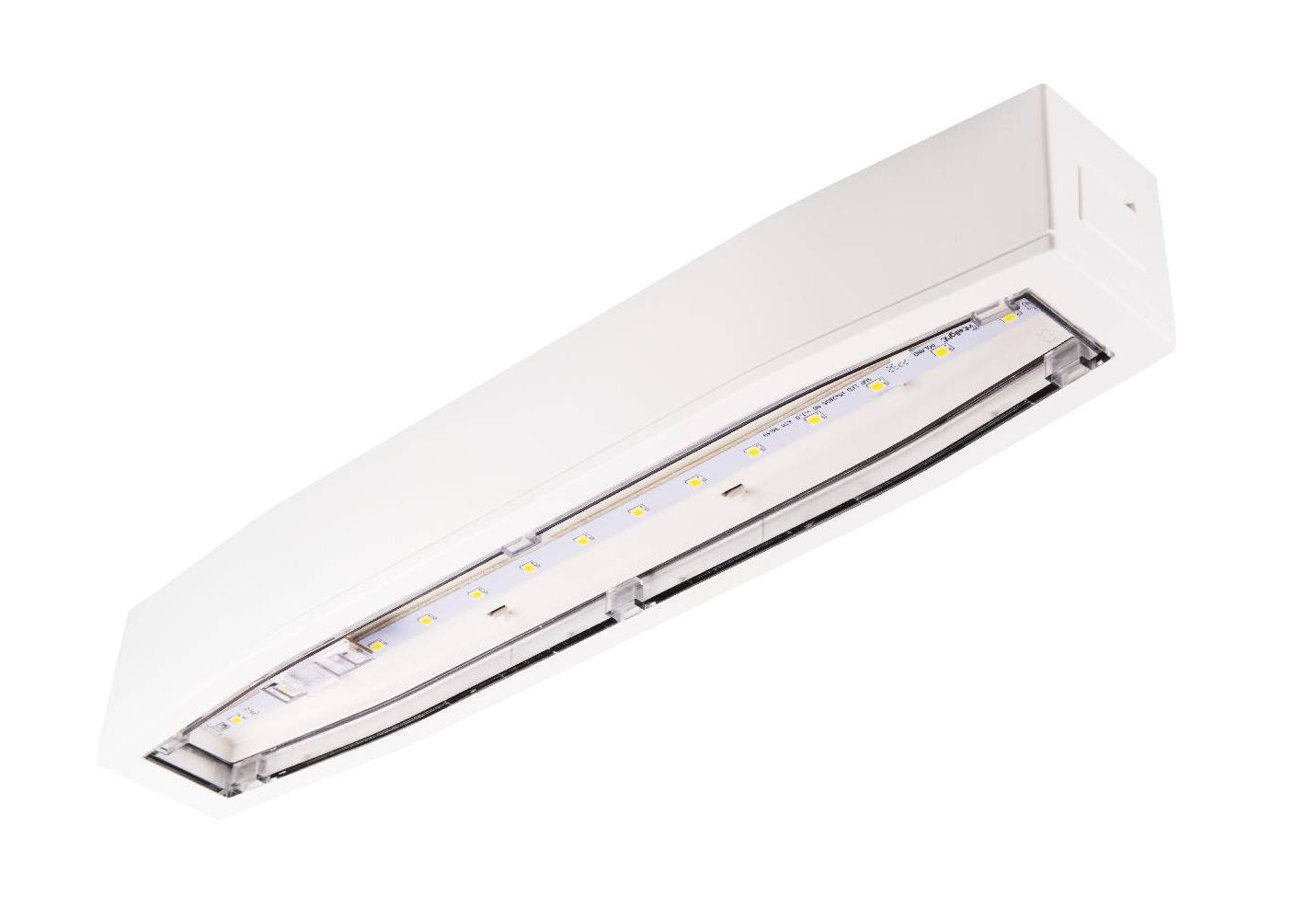 LED Solution Bílé přisazené protipanické osvětlení autotest 6W IP54 94504