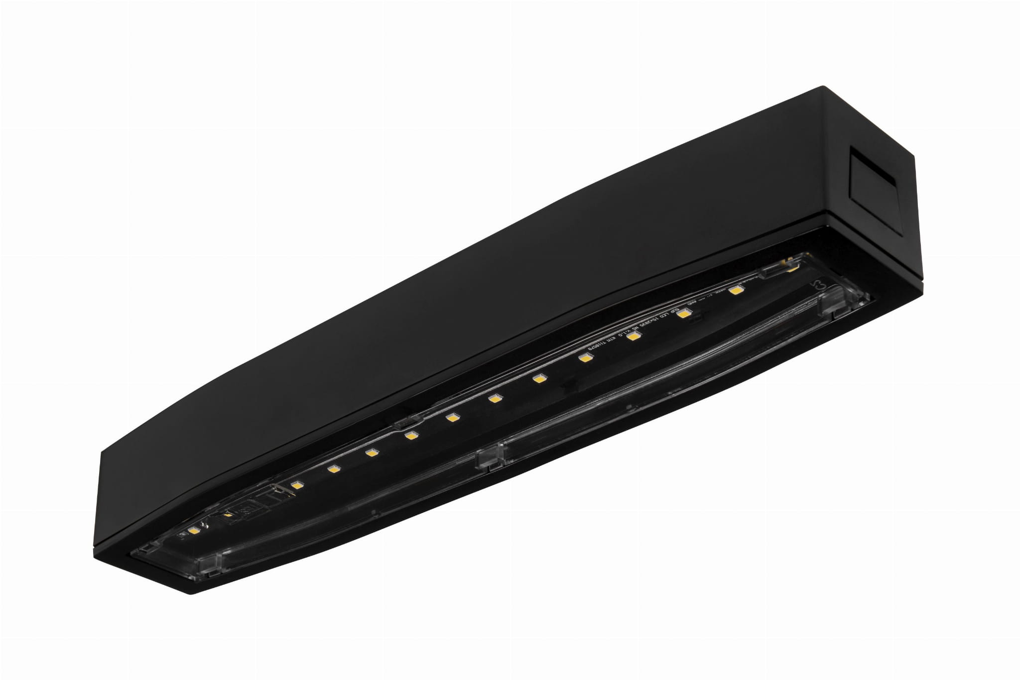 LED Solution Černé přisazené protipanické osvětlení autotest 6W IP54 93980