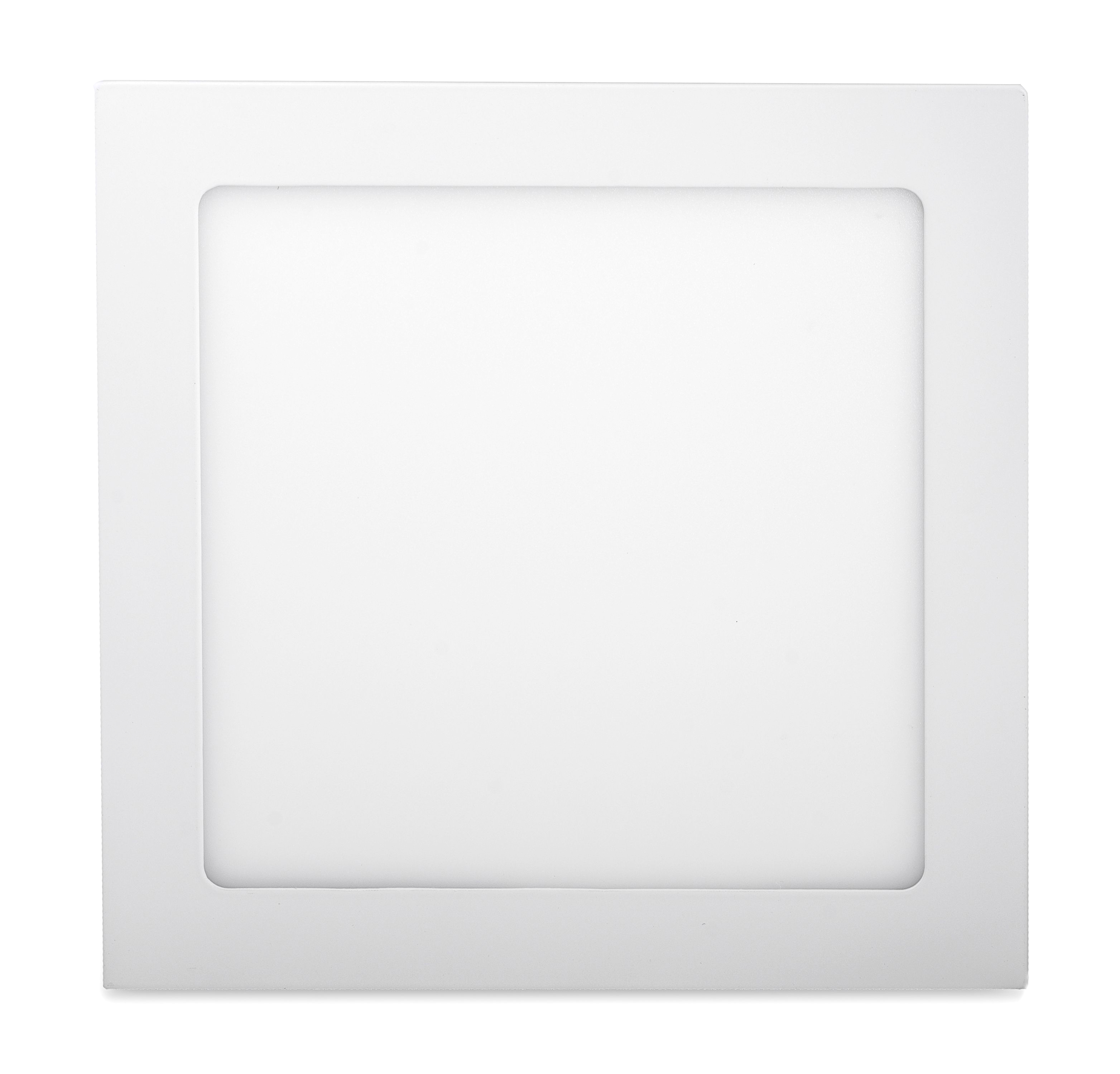 LED Solution Bílý vestavný LED panel hranatý 225 x 225mm 18W Barva světla: Teplá bílá 191095