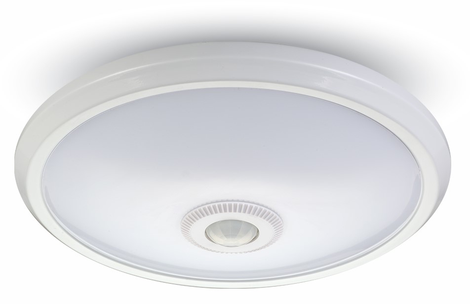 Ecolite LED stropní svítidlo 12W s pohybovým PIR čidlem Barva světla: Denní bílá WHST78/LED-4100