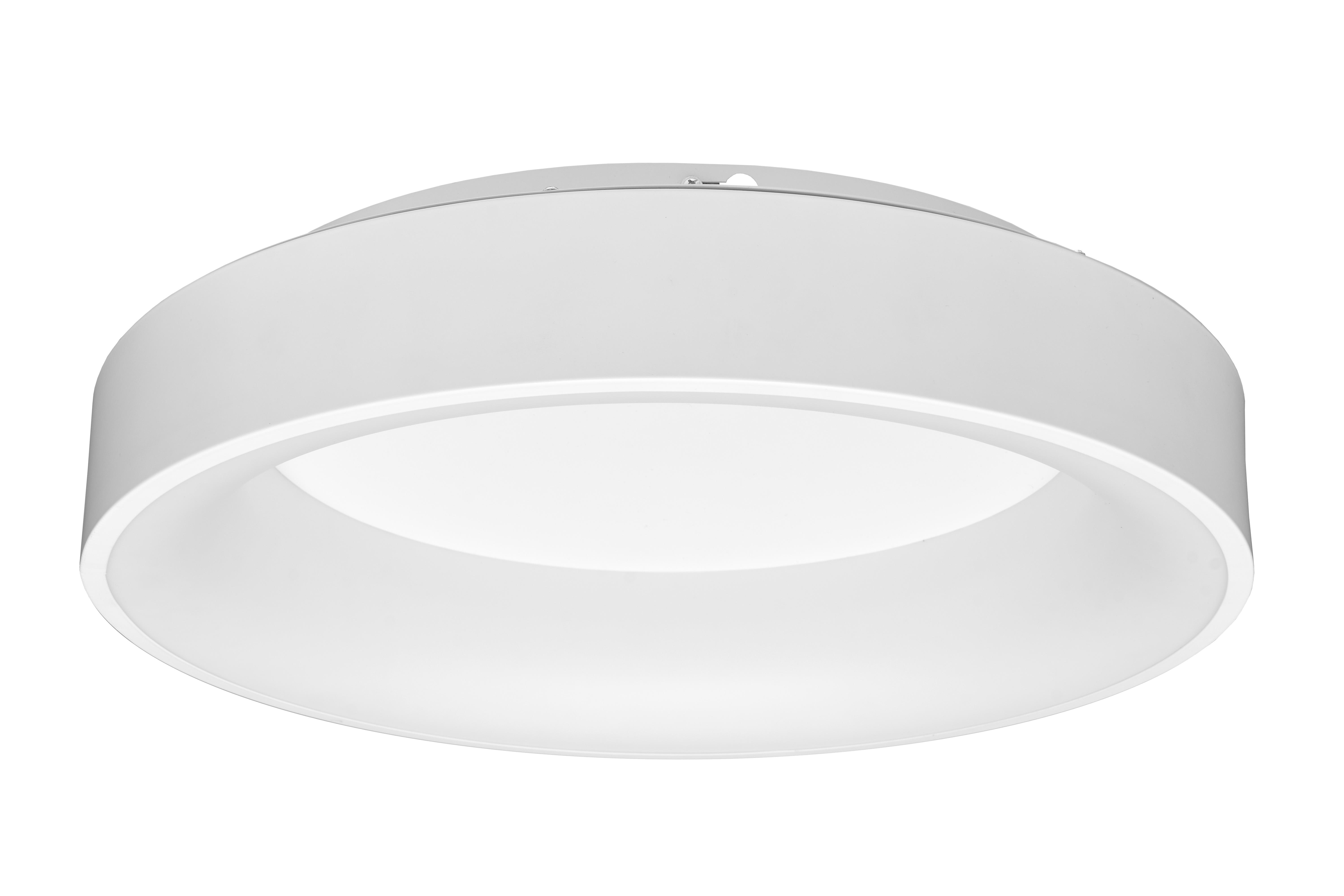 Ecolite Bílé LED stropní/nástěnné svítidlo kulaté 40W WMKL01R-40W/LED-BI