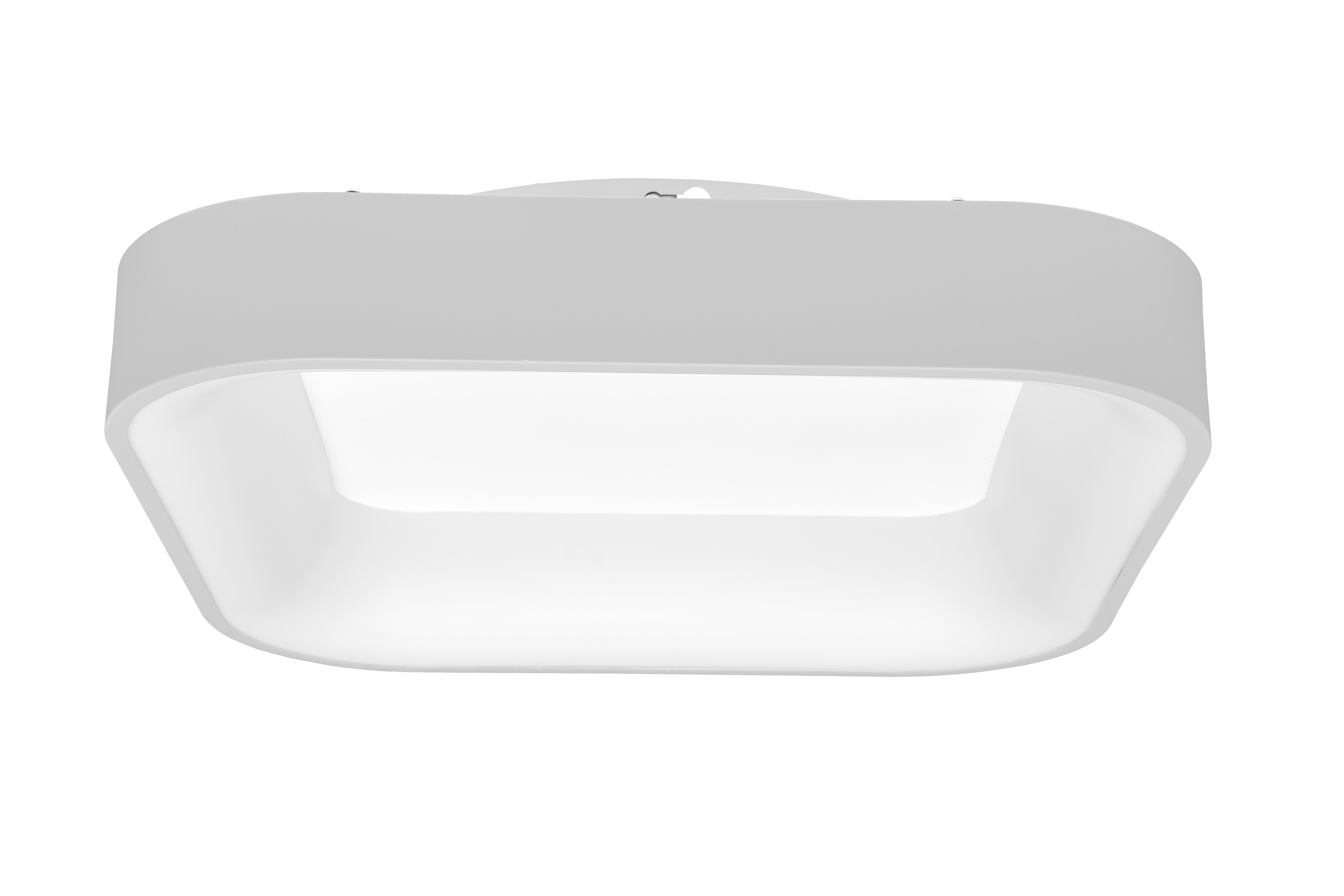 Ecolite Bílé LED stropní/nástěnné svítidlo hranaté 40W WMKL01S-40W/LED-BI