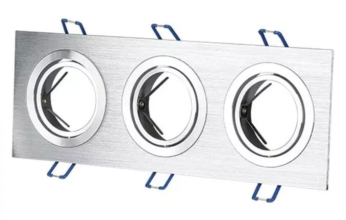 LED Solution Trojitý podhledový rámeček broušený hliník hranatý výklopný 3610 LED Solution Trojitý podhledový rámeček broušený hliník hranatý výklopný 3610