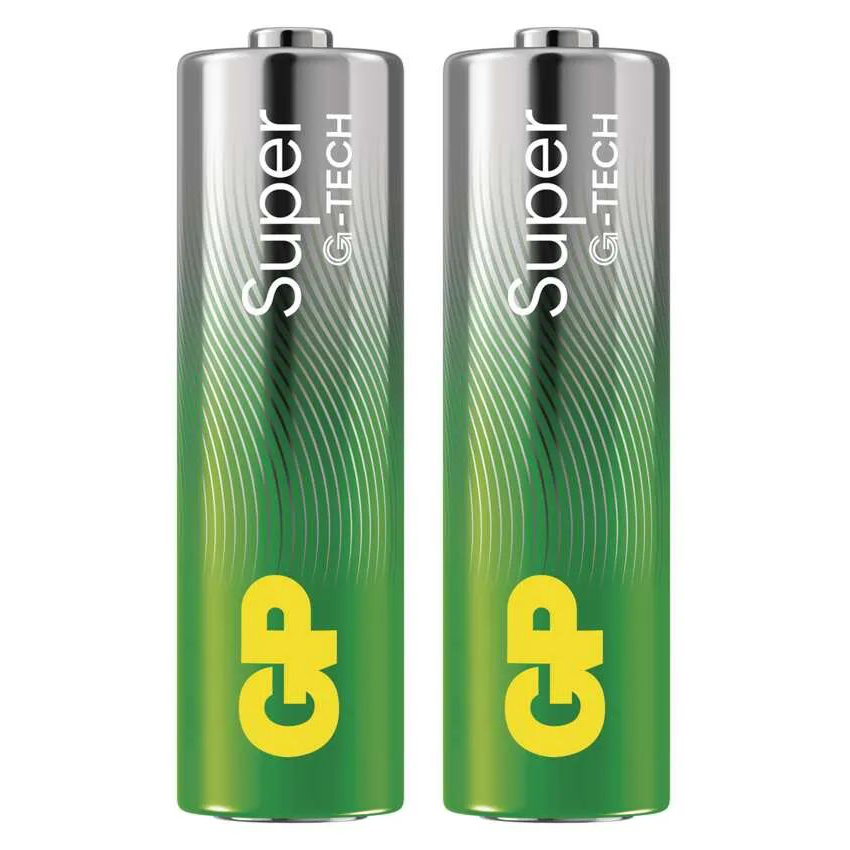 EMOS Alkalická baterie GP Super AA (LR6), 2 ks B01202