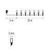114429 4 led vanocni retez 2v1 10m studena bila multicolor vnitrni i venkovni programy