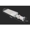 LED pouliční osvětlení s kloubem 100W Economy+