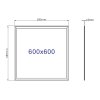 LED panel IP65 6