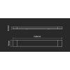 LED zářivkové svítidlo 116,6cm 40W 120lm/W