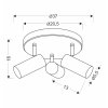 bile stropni svitidlo colly pro zarovku 3x gu10 kulata zakladna obr4