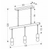 pol pl Lampa wiszaca czarna drewno 3x60W Izzy 33 78063 70328 2