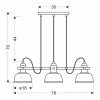 pol pl Lampa wiszaca regulowana czarna 3x40W E27 loft Reno 33 79060 71842 1