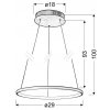 pol pl Lampa wiszaca LED 18W ring okragla 29cm chrom Lune 31 64592 8286 2