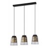 pol pl Lampa wiszaca czarno zlota szklany klosz 3x60W E27 Fresno Candellux 33 78094 70638 2