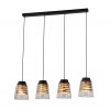 pol pl Lampa wiszaca czarno zlota szklo 4xE27 Fresno 70641 1