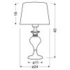 pol pl Lampa stolowa gabinetowa 1X60W E27 czarna GILLENIA 41 21413 8380 2