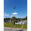 Inteligentní LED solární veřejné osvětlení 15W se solárním panelem 240Wp