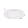 Bílý vestavný LED panel kulatý 120mm 6W 24V CCT