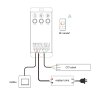 DimLED přijímač a stmívač pro CCT LED pásky, 4 PWM frekvence