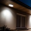 Černé přisazené LED svítidlo kulaté 24W IP44