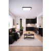 Černé přisazené LED svítidlo Plano čtvercové 420x420mm 48W IP44