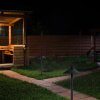 Černé zahradní LED svítidlo zapichovací 7W IP65 53cm